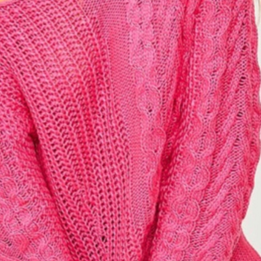 SHOULDER CUTOUT KNIT SWEATER - Picture 6 of 6